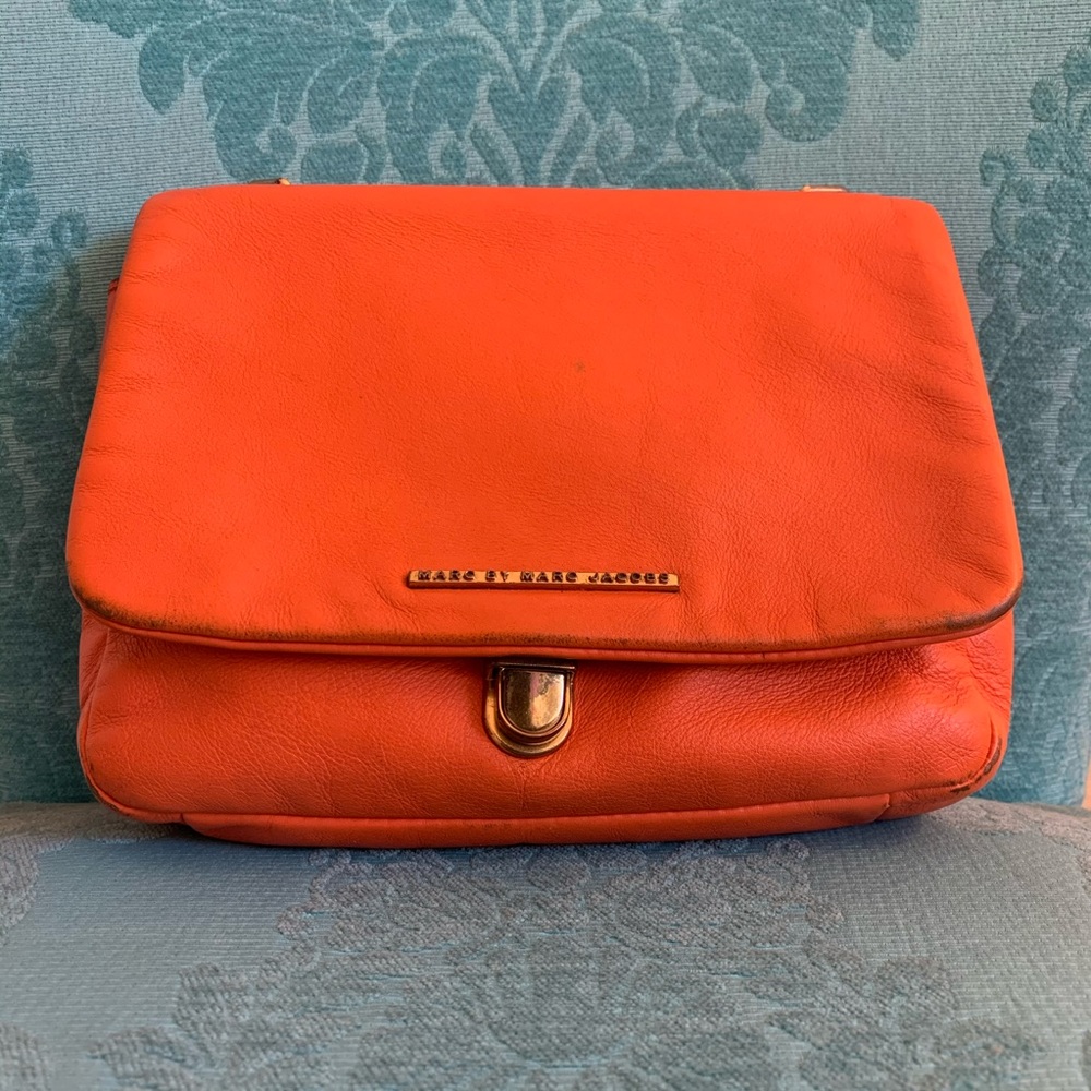 Marc Jacobs Orange Leather Purse